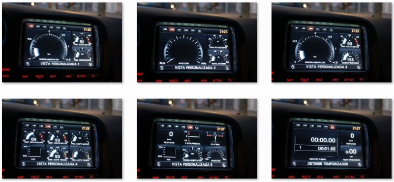 Nissan GTR - Pantalla control - foto: www.luxury360.es